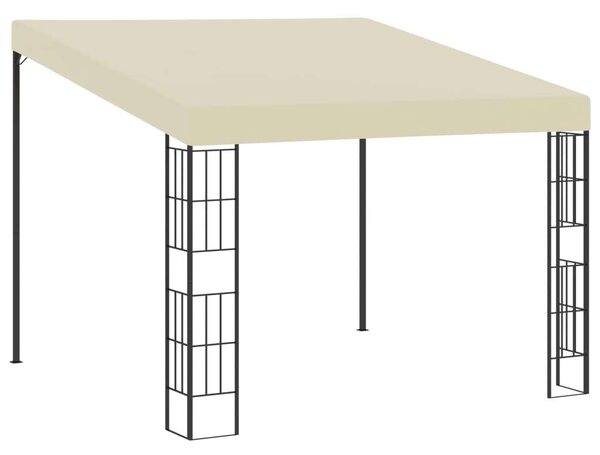 Kerti Falra Szerelhető Pavilon - 3x3m - Krémszín