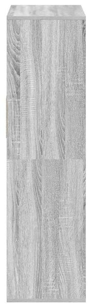 Könyvszekrény szürke sonoma 66x31x112 cm szerelt fa