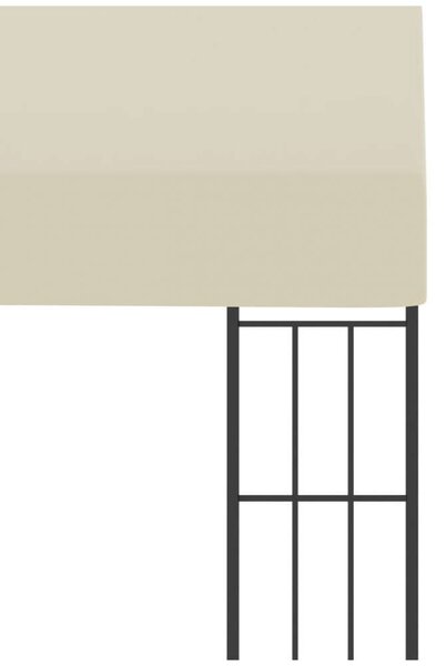 Kerti Falra Szerelhető Pavilon - 3x3m - Krémszín