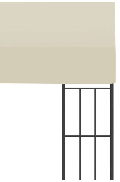 Kerti Falra Szerelhető Pavilon - 3x3m - Krémszín