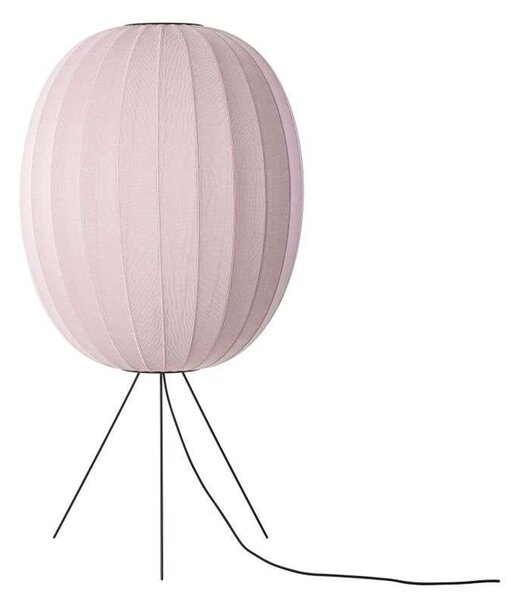 Made By Hand - Knit-Wit 65 High Oval Állólámpa Medium Light Pink - Lampemesteren