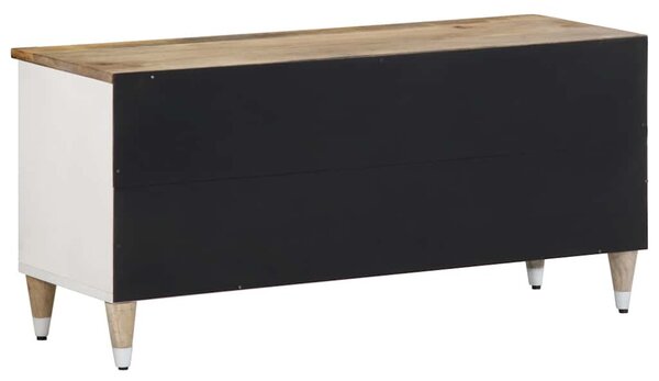 Tömör mangófa TV-szekrény100x33,5x46 cm