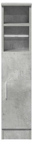 Betonszürke fürdőszobaszekrény tekercstartóval 20,5x22x90 cm