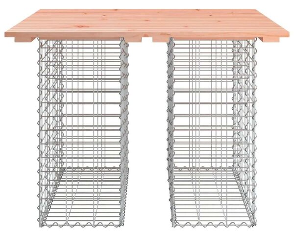 Duglászfenyő Gabion Kerti Pad - 100x102x72 cm