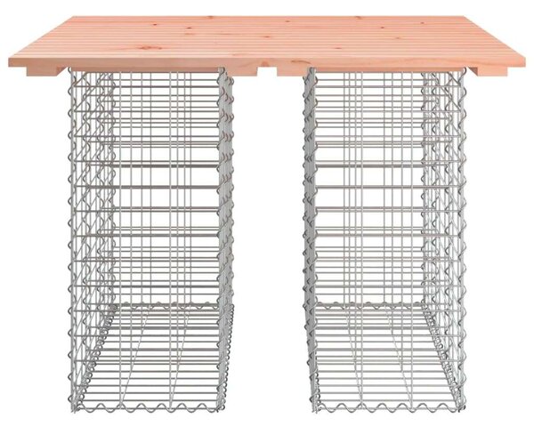 Duglászfenyő Gabion Kerti Pad - 100x102x72 cm