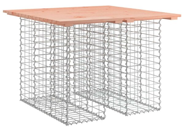 Duglászfenyő Gabion Kerti Pad - 100x102x72 cm