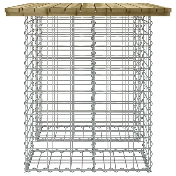 Gabion Kerti Pad - Fenyőfa - 100x70x72 cm