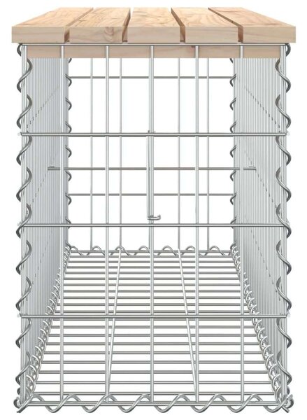 Gabion Kert Pad - Tömör Fenyőfa - 103x31,5x42 cm