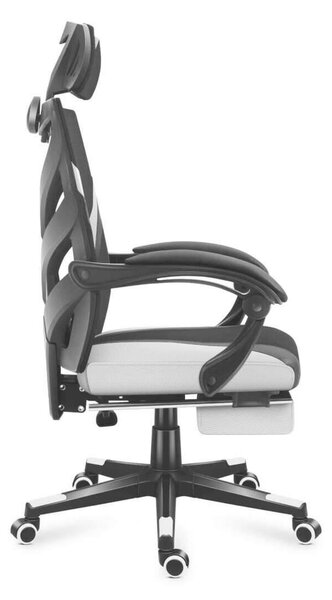 Huzaro Combat 5.0 Gamer szék - Fekete/Fehér