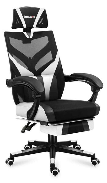 Huzaro Combat 5.0 Gamer szék - Fekete/Fehér