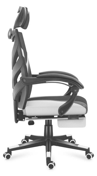 Huzaro Combat 5.0 Gamer szék - Fekete/Fehér