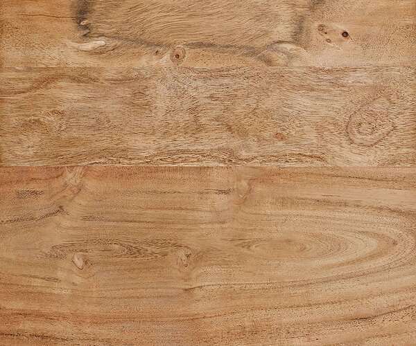 DELIFE Étkezőasztal Edge 260x100 XL akác természetes V-láb laposacél fekete Live-Edge
