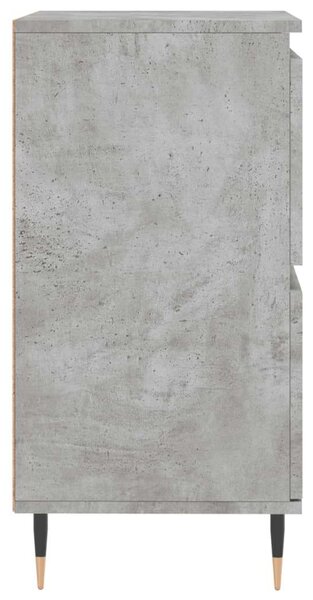 VidaXL Tálalószekrény - Betonszürke - 2 db - 120x35x70 cm