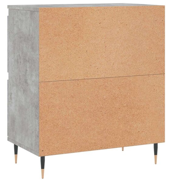 VidaXL Tálalószekrény - Betonszürke - 2 db - 120x35x70 cm
