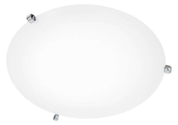 Konsthantverk - Ögla Mennyezeti Lámpa Ø45 Chrome/White - Lampemesteren