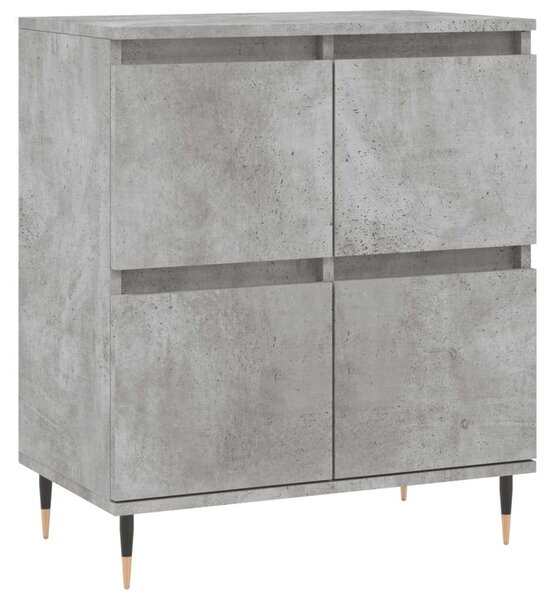 VidaXL Tálalószekrény - Betonszürke - 2 db - 120x35x70 cm
