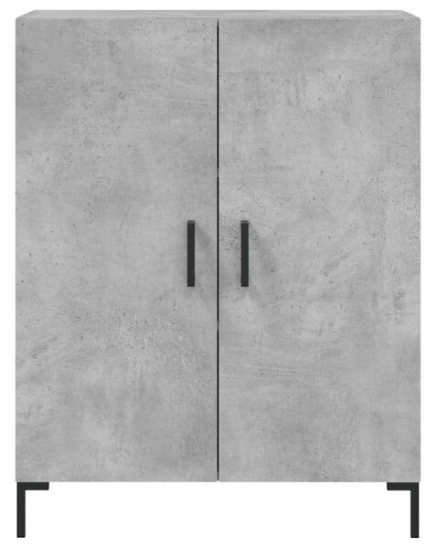 Modern Magas Szekrény - Beton Szürke - 180 cm