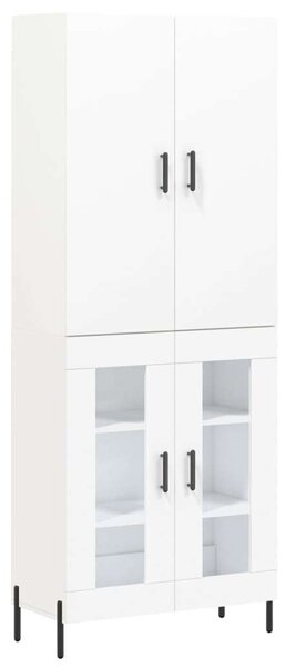 VidaXL Fehér Fa Magasszekrény - 180 cm