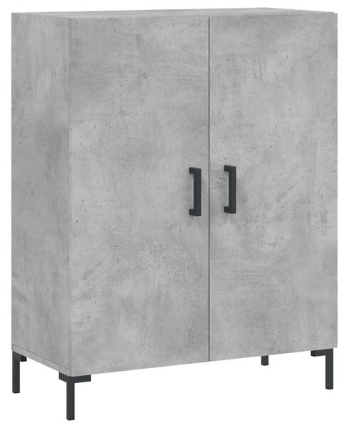 Modern Magas Szekrény - Beton Szürke - 180 cm