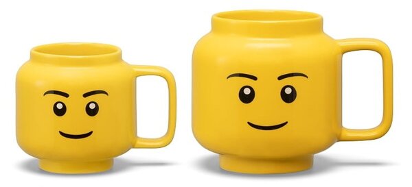 Sárga kerámia gyerek bögre 530 ml Head – LEGO®