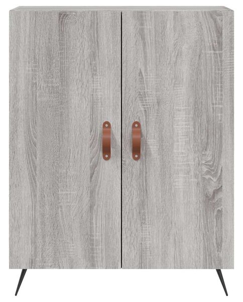 VIDAXL Sonoma Szürke Magasszekrény - 180 cm