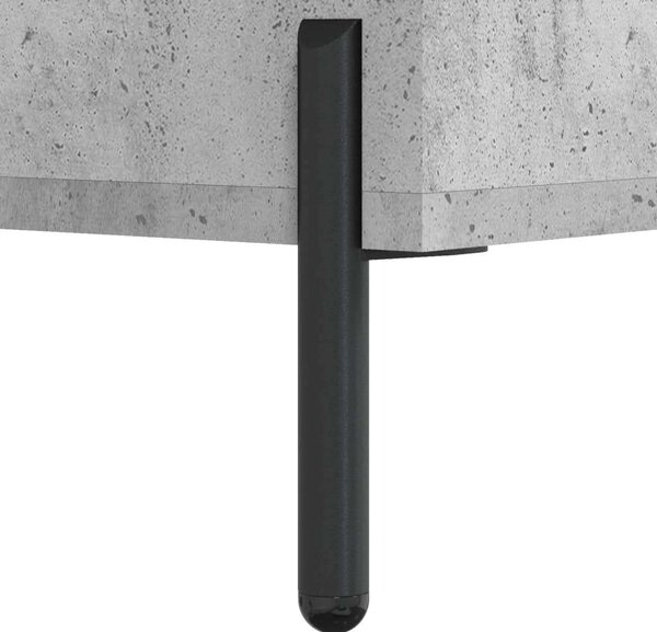 Modern Magas Szekrény - Beton Szürke - 180 cm