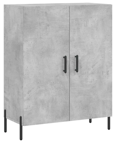 Modern Magas Szekrény - Beton Szürke - 180 cm