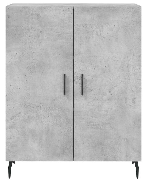 Modern Magas Szekrény - Beton Szürke - 180 cm