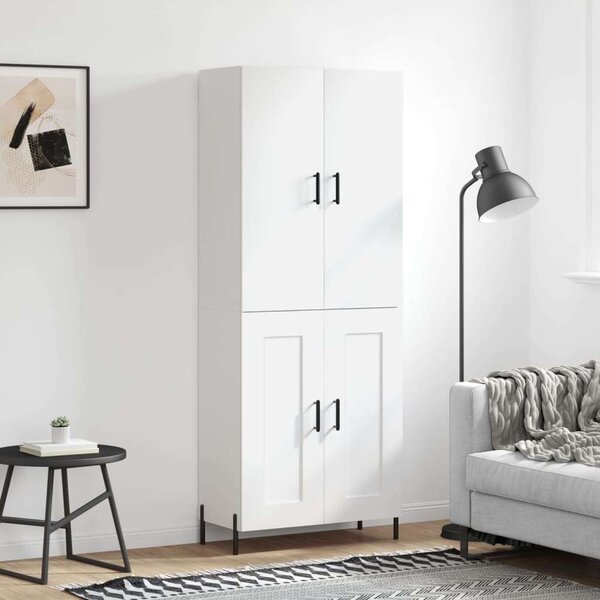 VidaXL fehér szerelt fa magasszekrény 69,5 x 34 x 180 cm