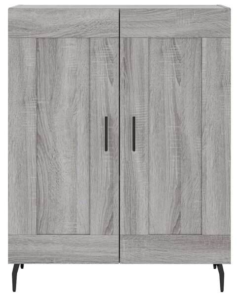 Szürke sonoma szerelt fa magasszekrény 69,5 x 34 x 180 cm