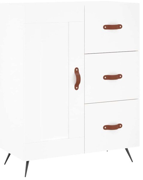 VidaXL Fehér Fa Magasszekrény - 180 cm