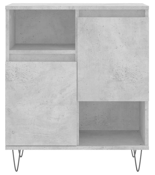 VidaXL Tálalószekrény - Betonszürke - 2 db - 120x35x70cm
