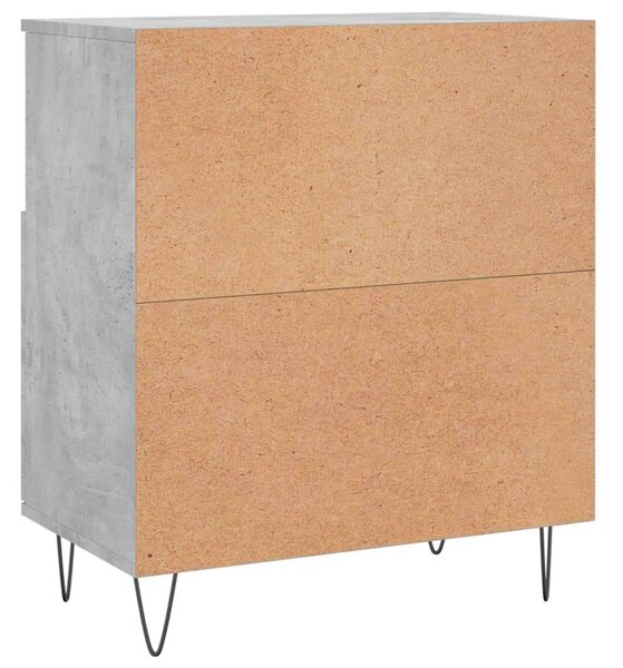 VidaXL Tálalószekrény - Betonszürke - 2 db - 120x35x70cm