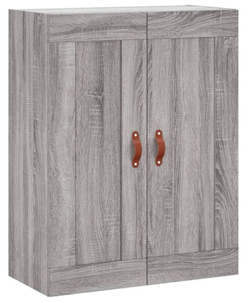Szürke sonoma szerelt fa magasszekrény 69,5 x 34 x 180 cm