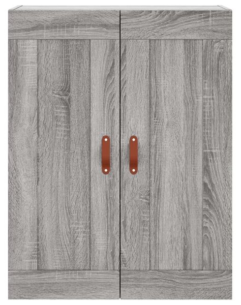 Szürke sonoma szerelt fa magasszekrény 69,5 x 34 x 180 cm