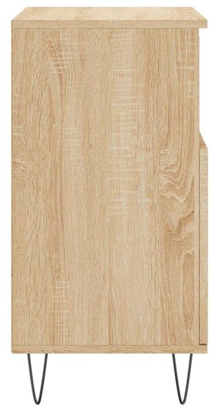 VidaXL Sonoma Tölgy Fa Tálalószekrény - 2 db - 120x35x70 cm