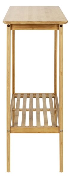 Natúr színű bambusz konzolasztal 30x80 cm Kona – Wenko