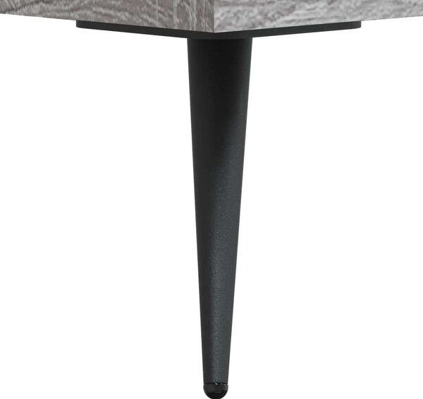 Szürke sonoma szerelt fa magasszekrény 69,5 x 34 x 180 cm