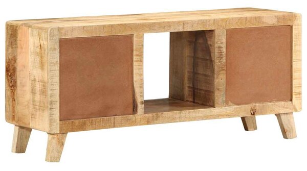 Tömör nyers mangófa TV-szekrény 105x46x32 cm