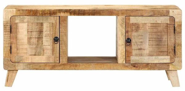 Tömör nyers mangófa TV-szekrény 105x46x32 cm