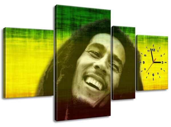 Gario Órás falikép Bob Marley - 4 részes Méret: 120 x 70 cm
