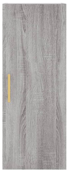 Sonoma Szürke Magasszekrény - 180 cm