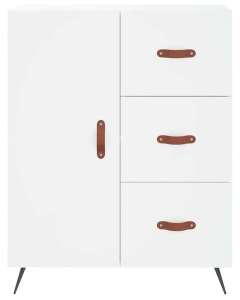 VidaXL fehér szerelt fa magasszekrény 69,5 x 34 x 180 cm