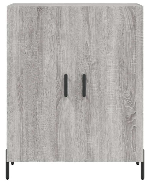 VIDAXL Sonoma Szürke Magasszekrény - 69,5x34x180 cm