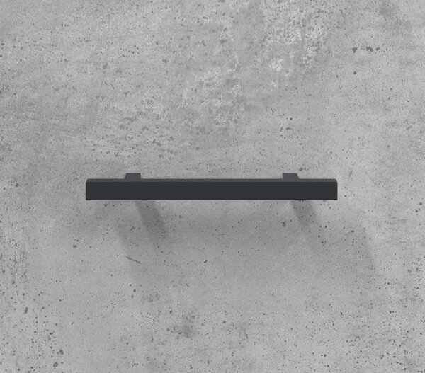 Modern Magas Szekrény - Beton Szürke - 34,5x34x180 cm