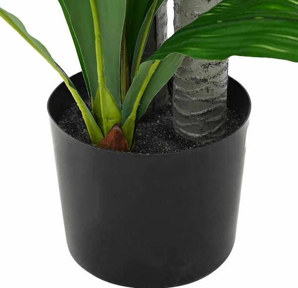 Zöld mesterséges dracaena fa 36 levéllel 120 cm