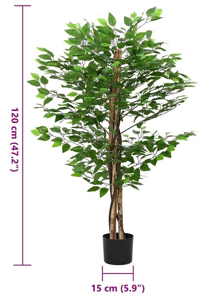 Zöld mű fikusz fa 788 levéllel 120 cm