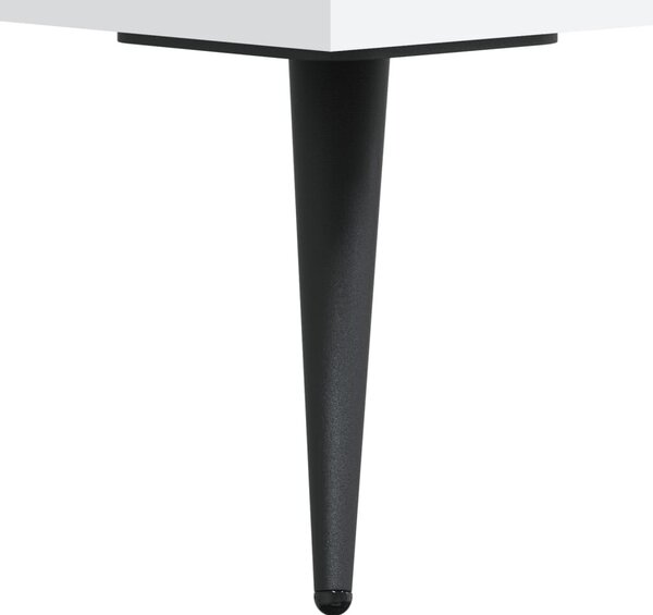 Fehér Fa Magasszekrény - 3 Fiók - 180 cm