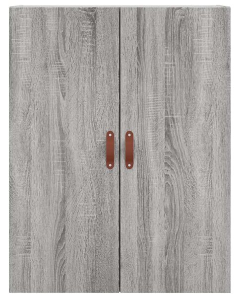Szürke sonoma szerelt fa magasszekrény 69,5 x 34 x 180 cm
