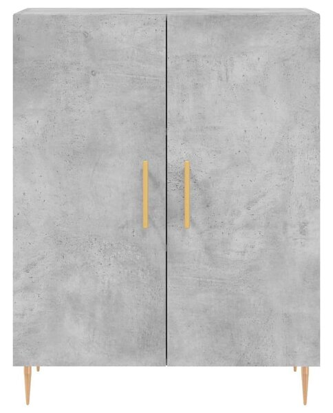 Modern Magasszekrény - Betonszürke - 180 cm
